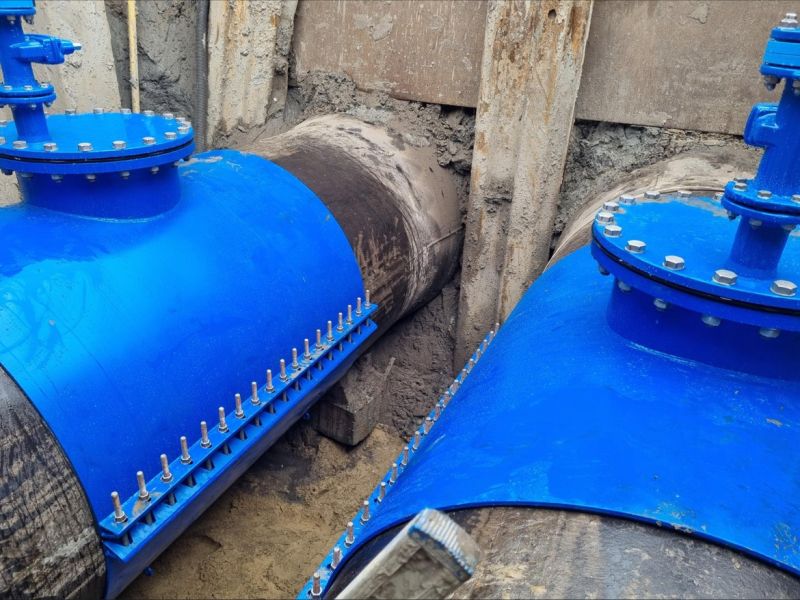 Project Zwaagdijk â€“ DN1400 tapping saddles